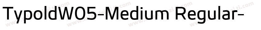 TypoldW05-Medium Regular字体转换